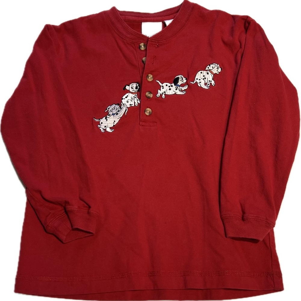 Vintage 90’s Disney long-sleeve embroidered 101 Dalmatian puppies